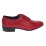 Pantofi barbati rosii eleganti din piele naturala Maximus GKR219R